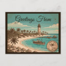 Search for vintage dominican republic postcards Palm tree