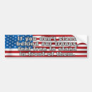 Search for support our troops bumper stickers Patriotic