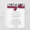 Search for maroon ribbon invitations Black