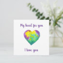 Search for love cartoon anniversary cards I love you