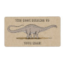 Search for dinosaur bookplates Brontosaurus