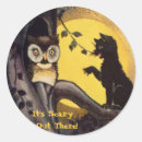 Search for cat owl stickers Black