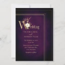 Search for purple black and gold invitations Modern