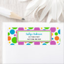 Search for confetti polka dot return address labels Pattern