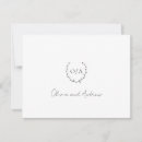 Search for monogram crest thank you cards Simple