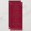 Search for burgundy and gold wedding programs Modern