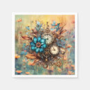 Search for steampunk napkins Floral