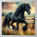 Search for horse black posters Farm animal