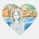 Search for inked girl stickers Watercolor