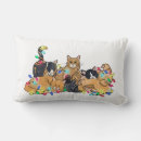 Search for christmas cat cushions Orange tabby