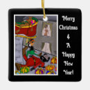 Search for naughty santa christmas tree decorations Woman