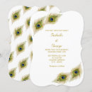Search for elegant peacock wedding invitations Modern