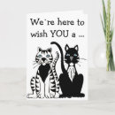 Search for black and white cat birthday cards Funny