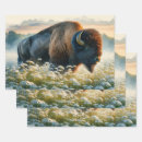 Search for bison wrapping paper Western