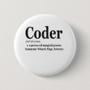 Search for computer nerd badges Coder