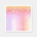 Search for pastel pink napkins Girly