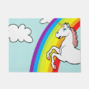 Search for rainbow unicorn doormats Girls