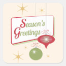 Search for seasons greetings retro stickers Vintage christmas