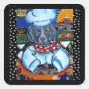 Search for cooking dog stickers Weimaraner