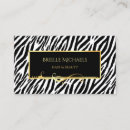 Search for zebra print business cards Elegant