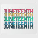 Search for juneteenth wrapping paper Freedom