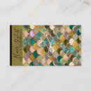 Search for mermaid scales business cards Beauty