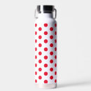 Search for polka dot water bottles White