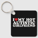 Search for autism heart key rings Awareness