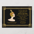 Search for black gold prom invitations Style