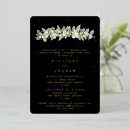 Search for holiday rehearsal dinner invitations Botanical