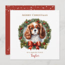 Search for cavalier king charles spaniel christmas cards Puppy