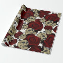 Search for black and white rose wrapping paper Halloween