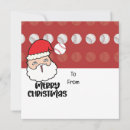 Search for baseball coach christmas cards Santa