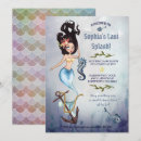 Search for mermaid hens party invitations Watercolor