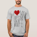 Search for i love my awesome wife tshirts Marriage