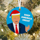 Search for maga christmas tree decorations Make america great again