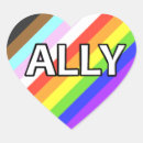 Search for ally pride flag stickers Heart