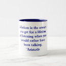 Search for wisdom mugs Aristotle