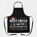Search for expensive aprons Santa