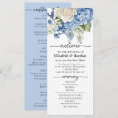 Search for hydrangea wedding programs Watercolor floral