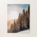Search for snow forest puzzles Pine trees