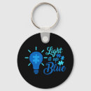 Search for autism support key rings Awareness
