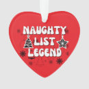 Search for naughty santa christmas tree decorations Funny
