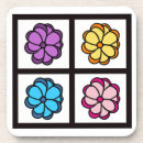 Search for flower drawing coasters Cute