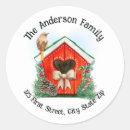 Search for bird house stickers Watercolor
