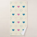 Search for pink heart bath towels Stylish