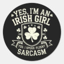 Search for irish girl stickers Saint