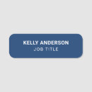 Search for navy blue name tags Name and title