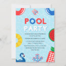 Search for pool 4th of july invitations Patriotic pool party