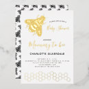 Search for honeybee baby shower invitations Honeycomb